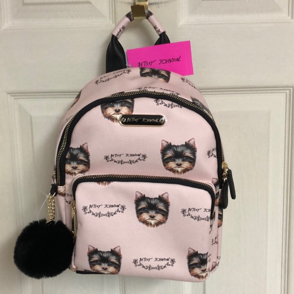NWT - Betsey Johnson Yorki Backpack - Picture 1 of 8